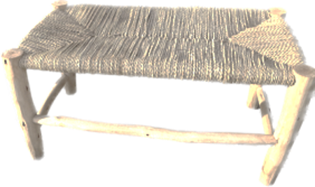 Banc tressé