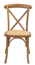 Chaise crossback