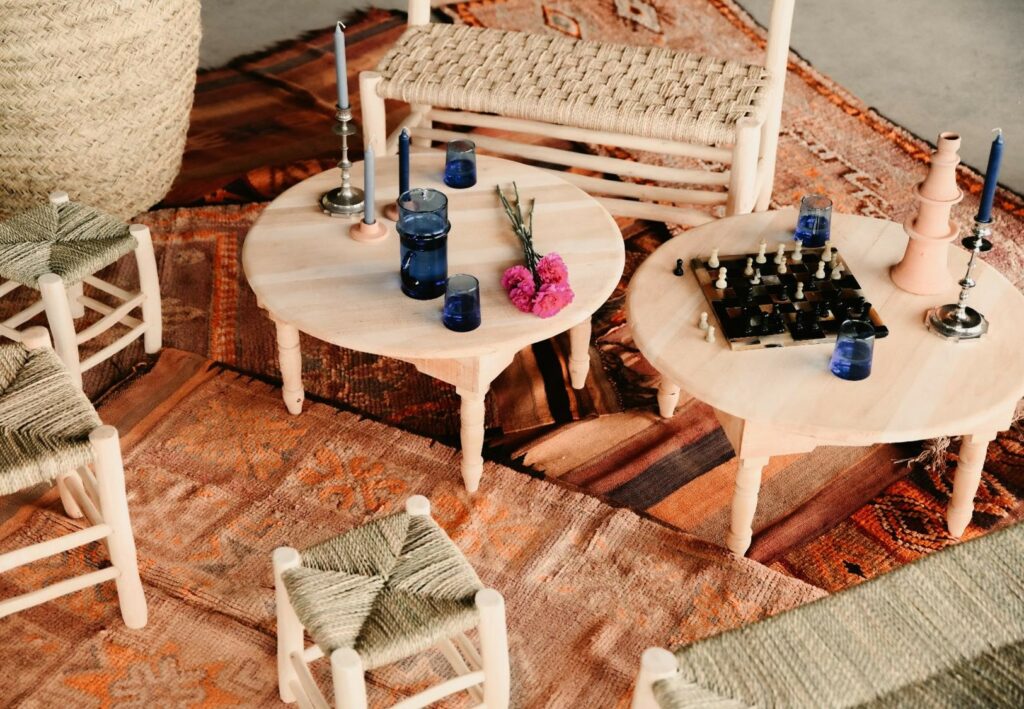 Table basse ronde