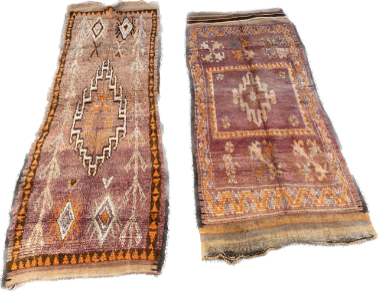 Duo de tapis berbères