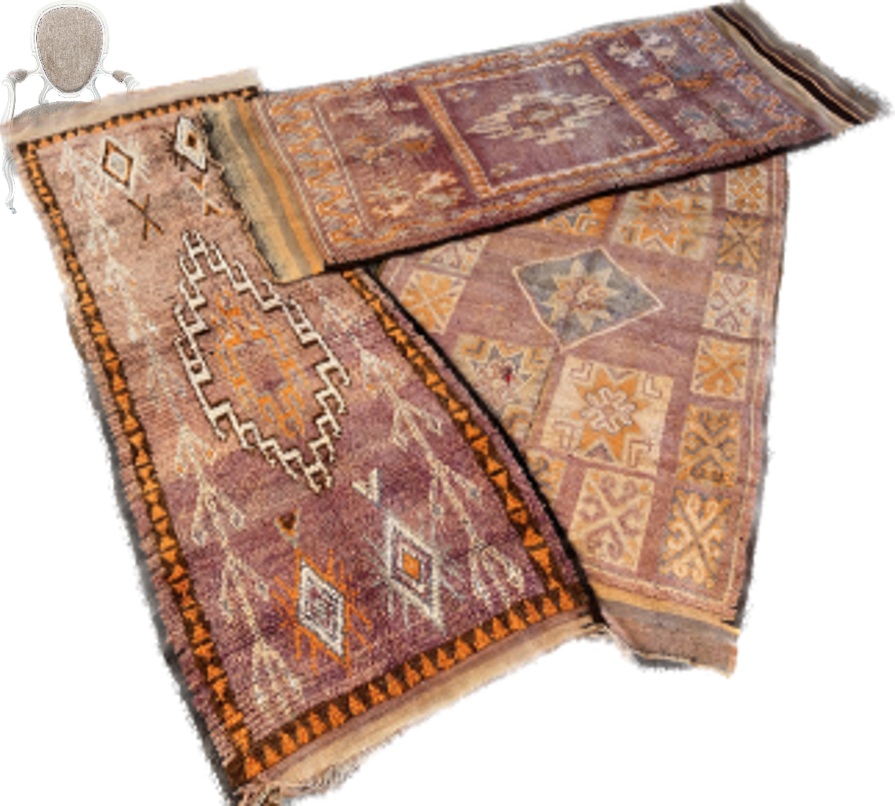 Trio de tapis berbères